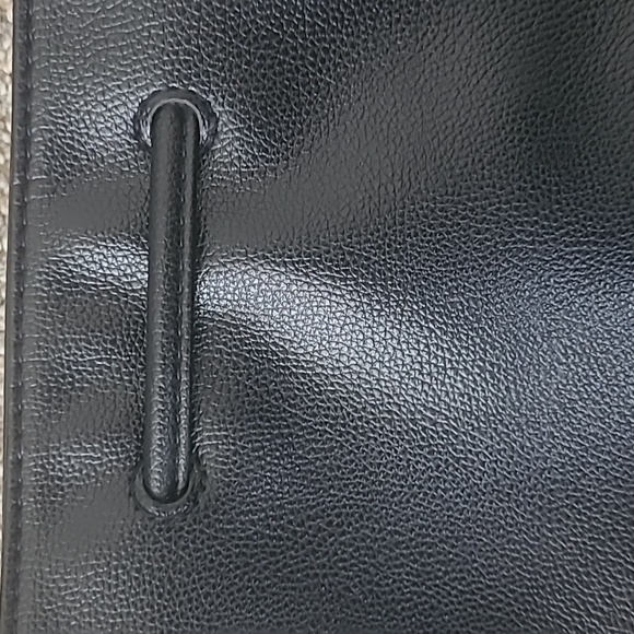 NWOT new Victoria's Secret Black Fringe BackPack Limited Edition W/ Drawstrings - Picture 8 of 12